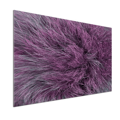 Cooker splashback Pink fur