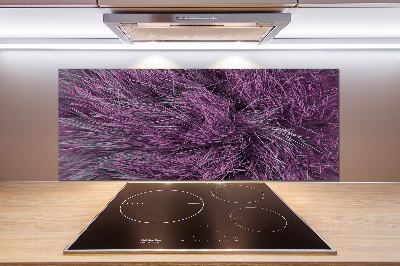 Cooker splashback Pink fur