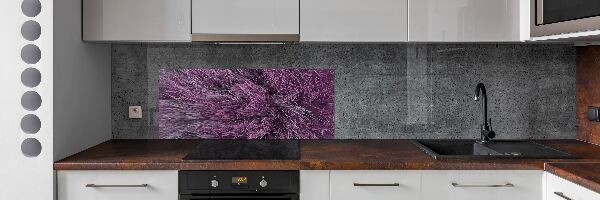 Cooker splashback Pink fur