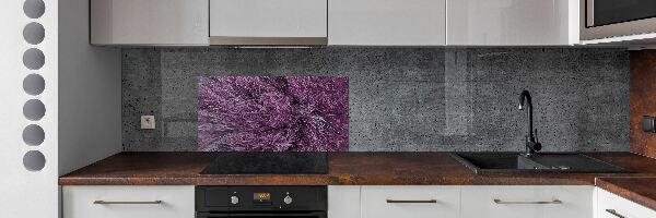 Cooker splashback Pink fur