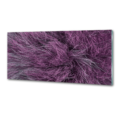 Cooker splashback Pink fur