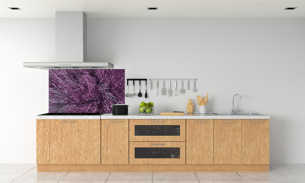 Cooker splashback Pink fur