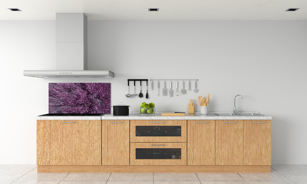 Cooker splashback Pink fur