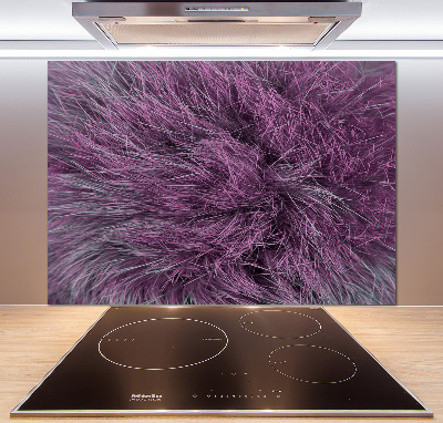 Cooker splashback Pink fur