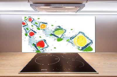 Cooker splashback Fruit in cubes