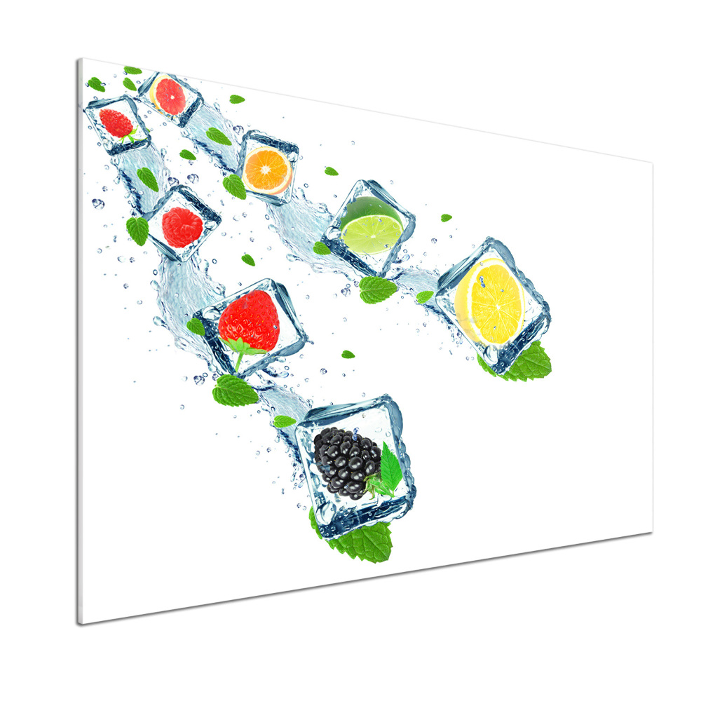 Cooker splashback Fruit in cubes