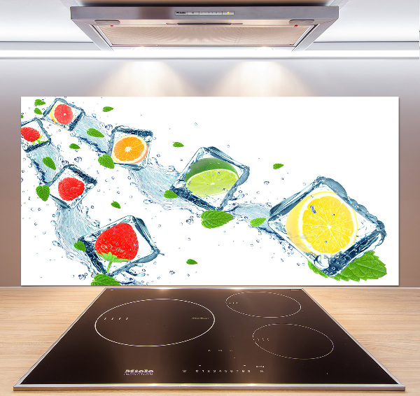 Cooker splashback Fruit in cubes