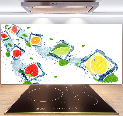 Cooker splashback Fruit in cubes