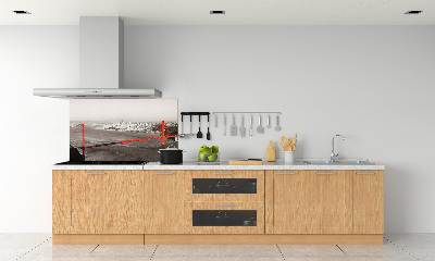 Kitchen splashback San Francisco bridge