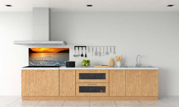 Cooker splashback Sunset sea