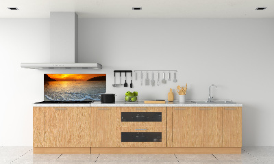 Cooker splashback Sunset sea