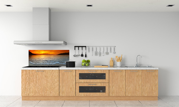 Cooker splashback Sunset sea