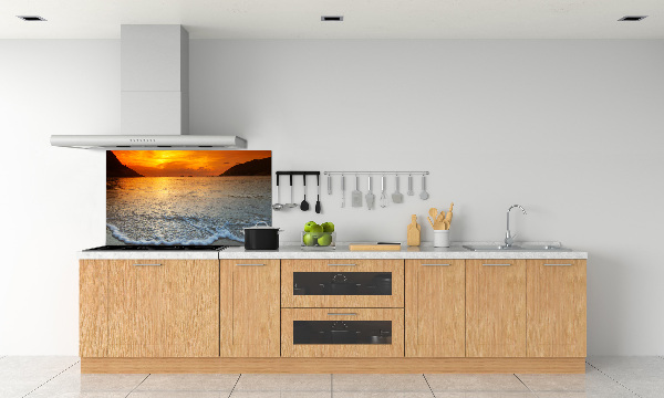 Cooker splashback Sunset sea