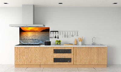 Cooker splashback Sunset sea