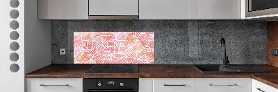 Splashback panel for kitchen Abstract background