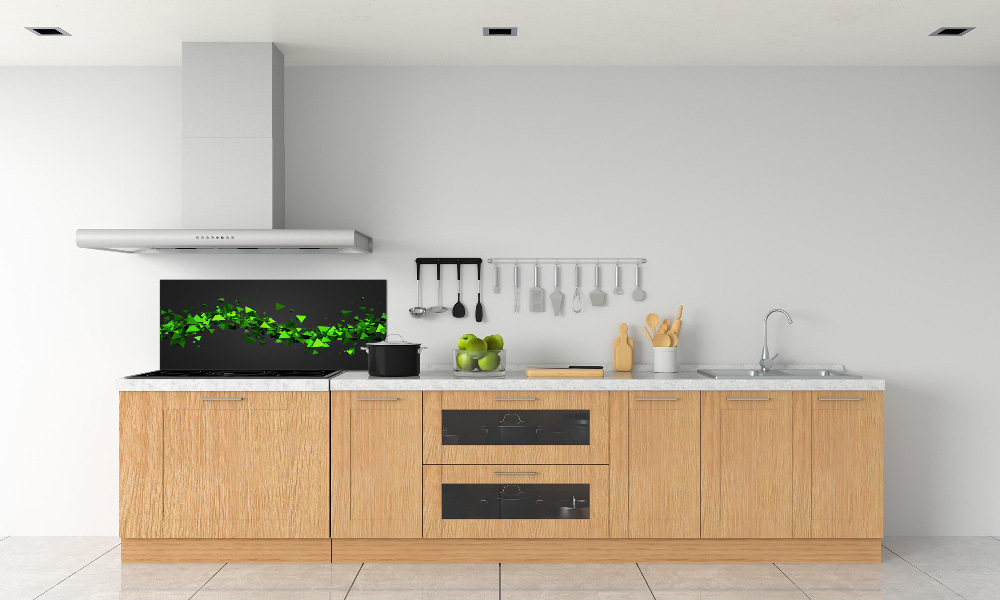 Cooker splashback Geometric wave