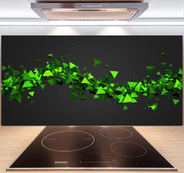 Cooker splashback Geometric wave