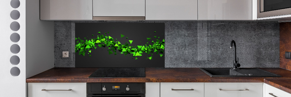 Cooker splashback Geometric wave