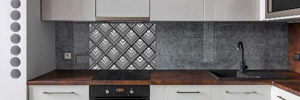 Kitchen splashback Geometric background