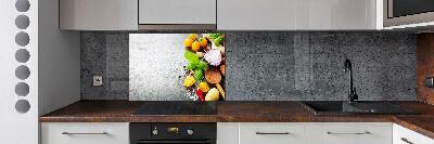 Cooker splashback Vegetables