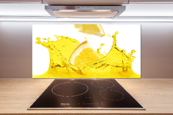 Cooker splashback Lemon slices