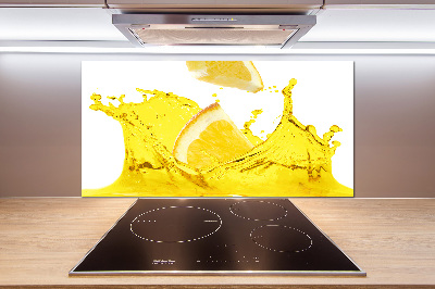 Cooker splashback Lemon slices