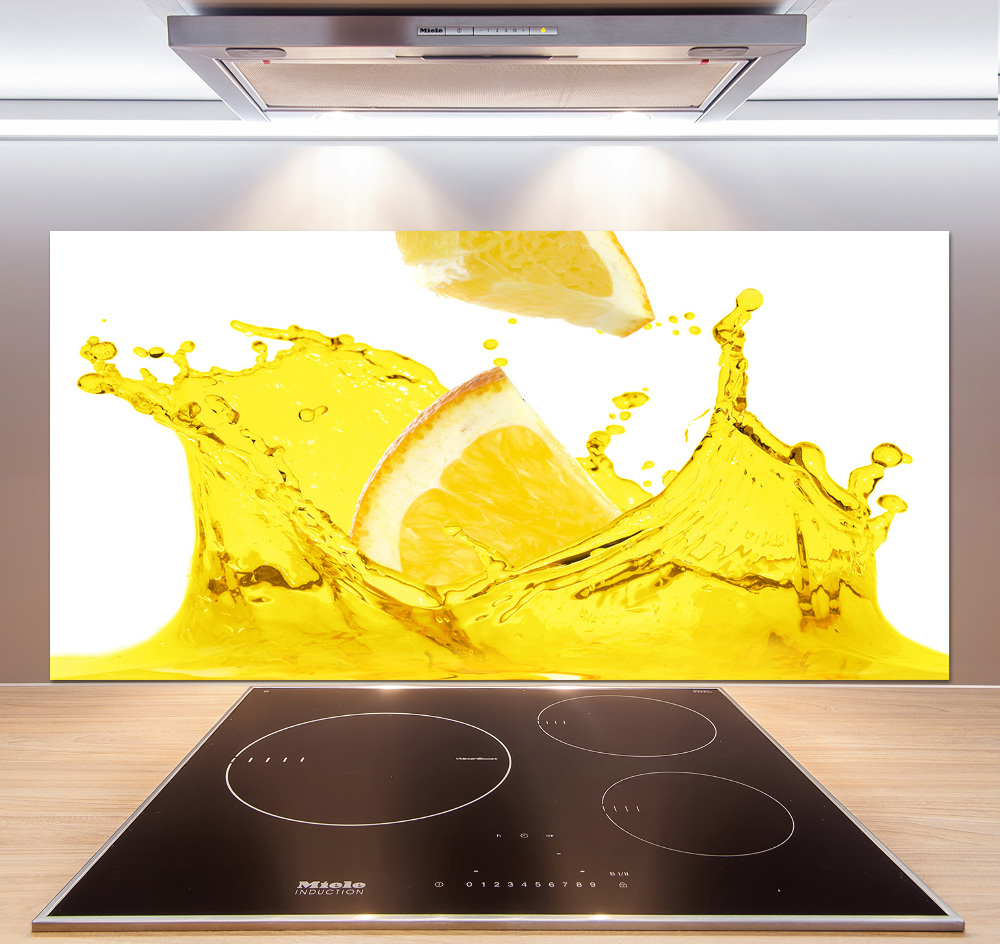 Cooker splashback Lemon slices