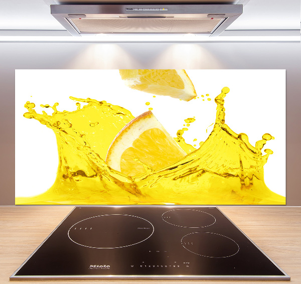 Cooker splashback Lemon slices