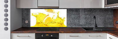 Cooker splashback Lemon slices