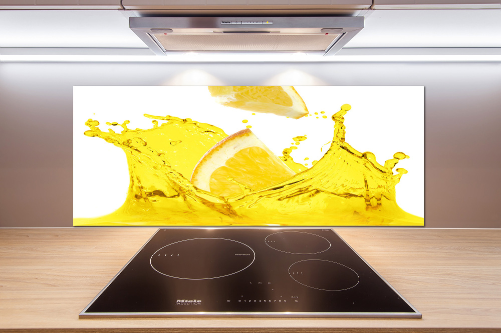 Cooker splashback Lemon slices