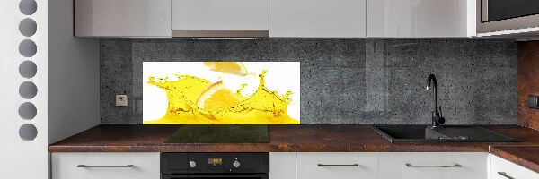 Cooker splashback Lemon slices