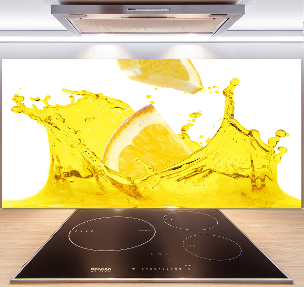 Cooker splashback Lemon slices