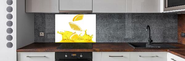 Cooker splashback Lemon slices