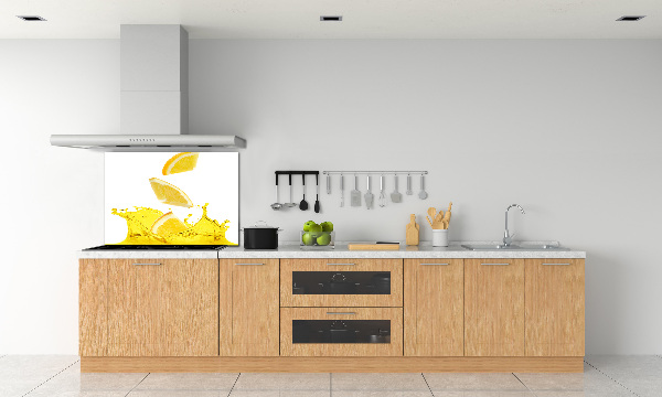 Cooker splashback Lemon slices