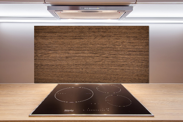 Cooker splashback Wooden background