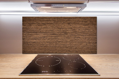 Cooker splashback Wooden background