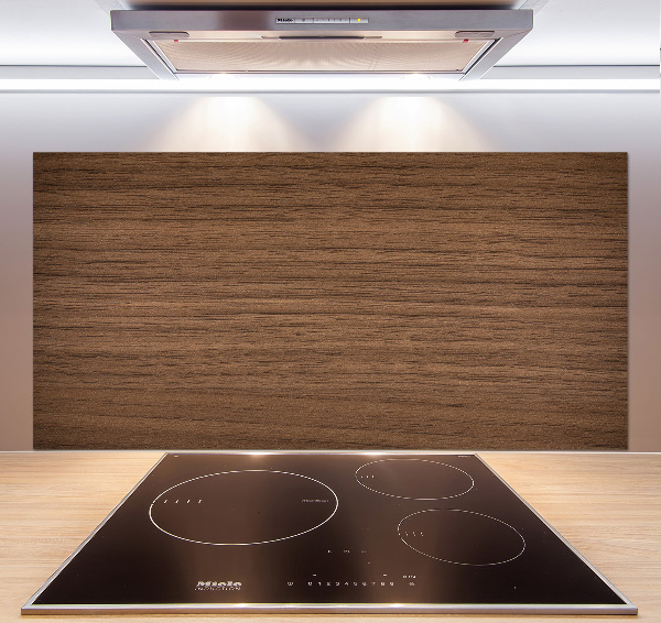 Cooker splashback Wooden background