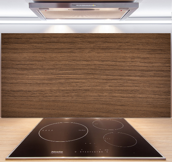 Cooker splashback Wooden background