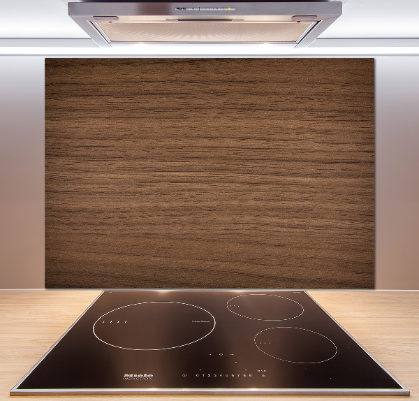 Cooker splashback Wooden background