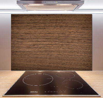 Cooker splashback Wooden background