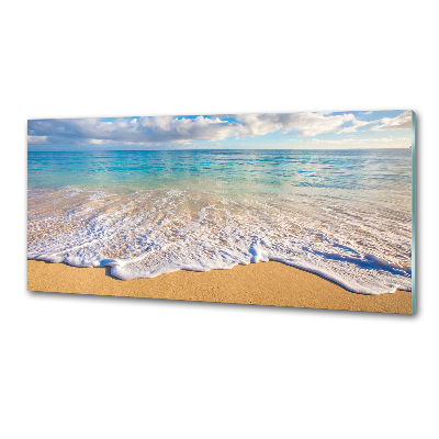 Kitchen wall panels Hawaiian beach