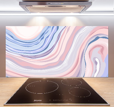 Kitchen splashback Wave abstraction