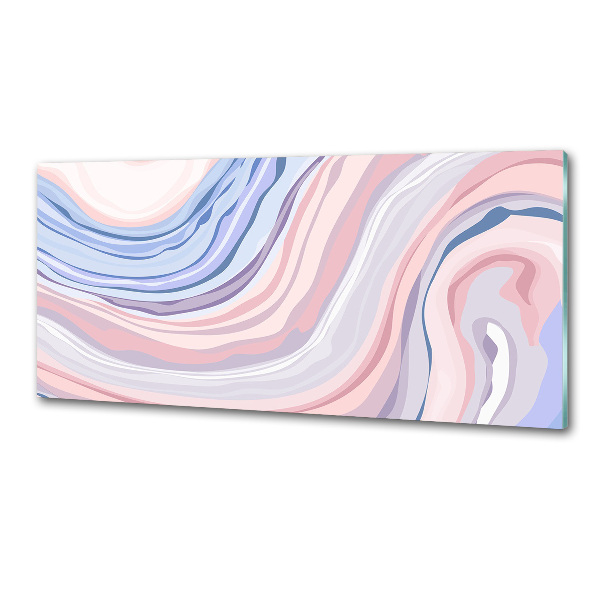 Kitchen splashback Wave abstraction