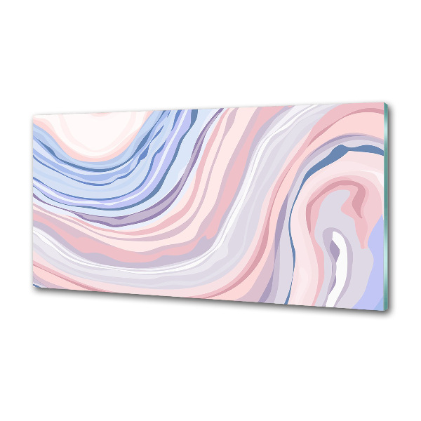 Kitchen splashback Wave abstraction