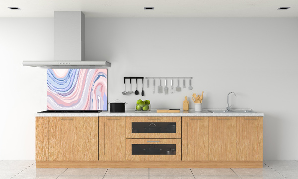 Kitchen splashback Wave abstraction