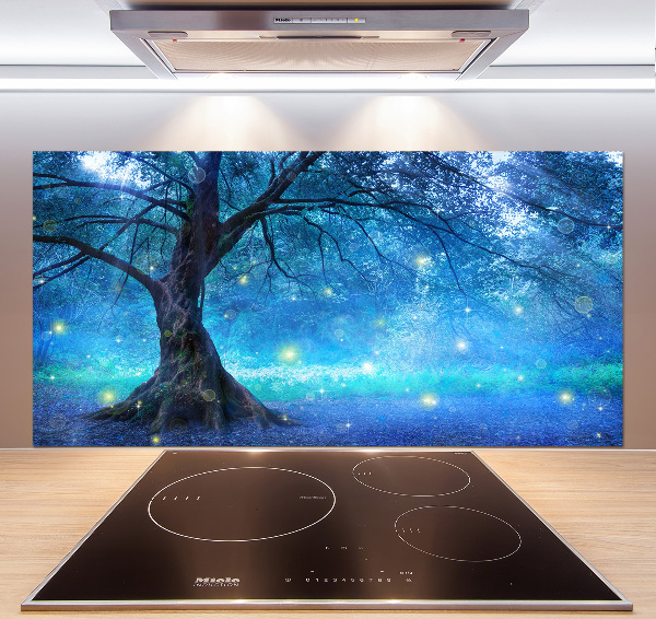 Cooker splashback Mysterious forest