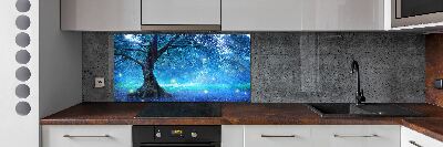 Cooker splashback Mysterious forest