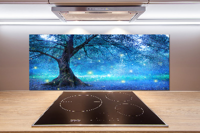 Cooker splashback Mysterious forest