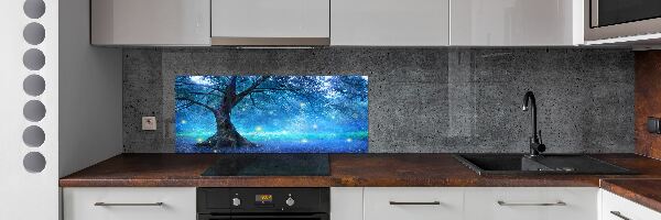 Cooker splashback Mysterious forest