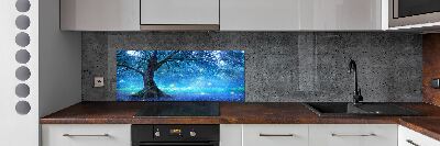 Cooker splashback Mysterious forest